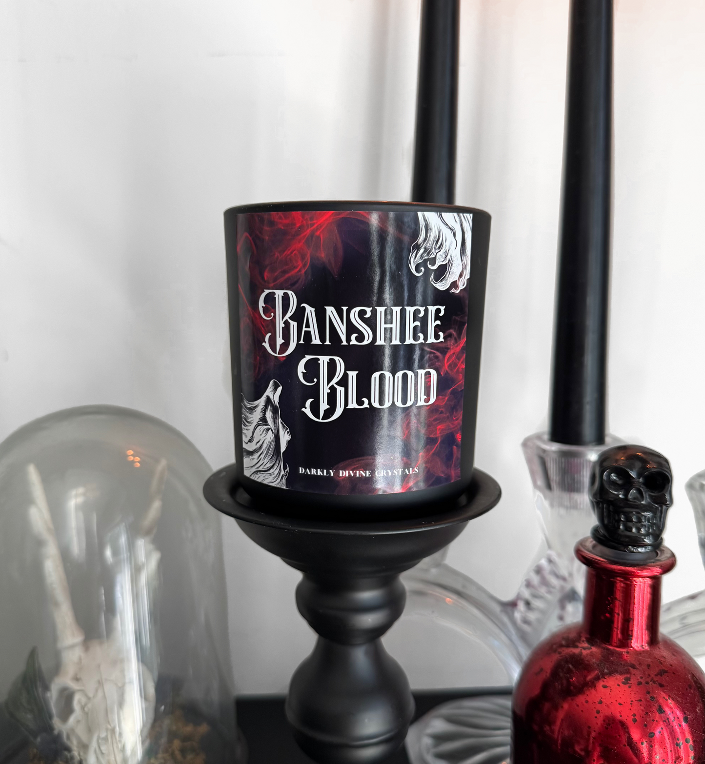 Banshee Blood Warding and Shielding Candle