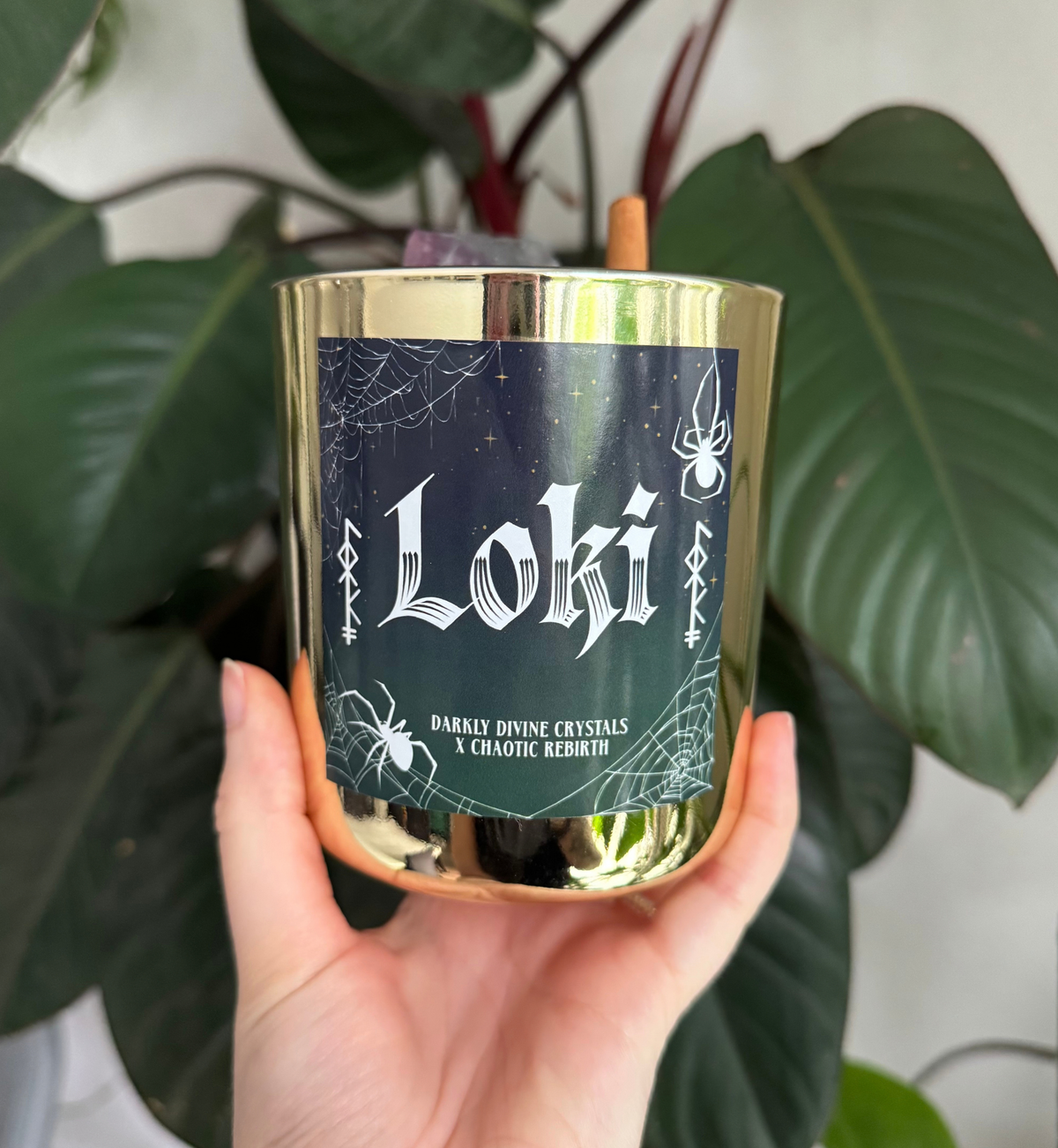 Web of Mischief: Tarot Reading and Loki Candle