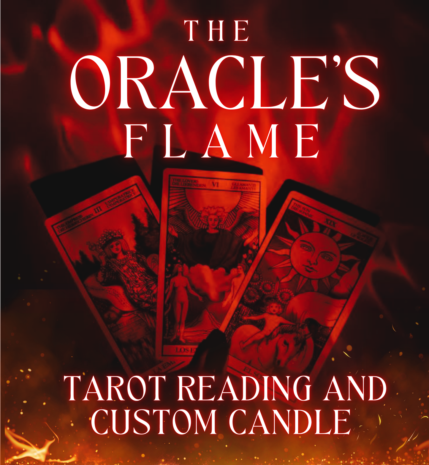 The Oracle's Flame: Tarot Reading and Custom Candle