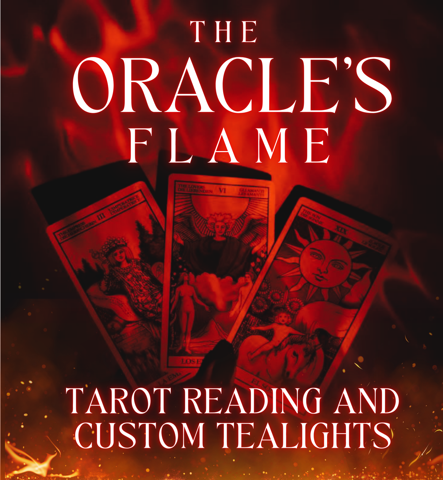 The Oracle's Flame: Tarot Reading and Custom Tealights