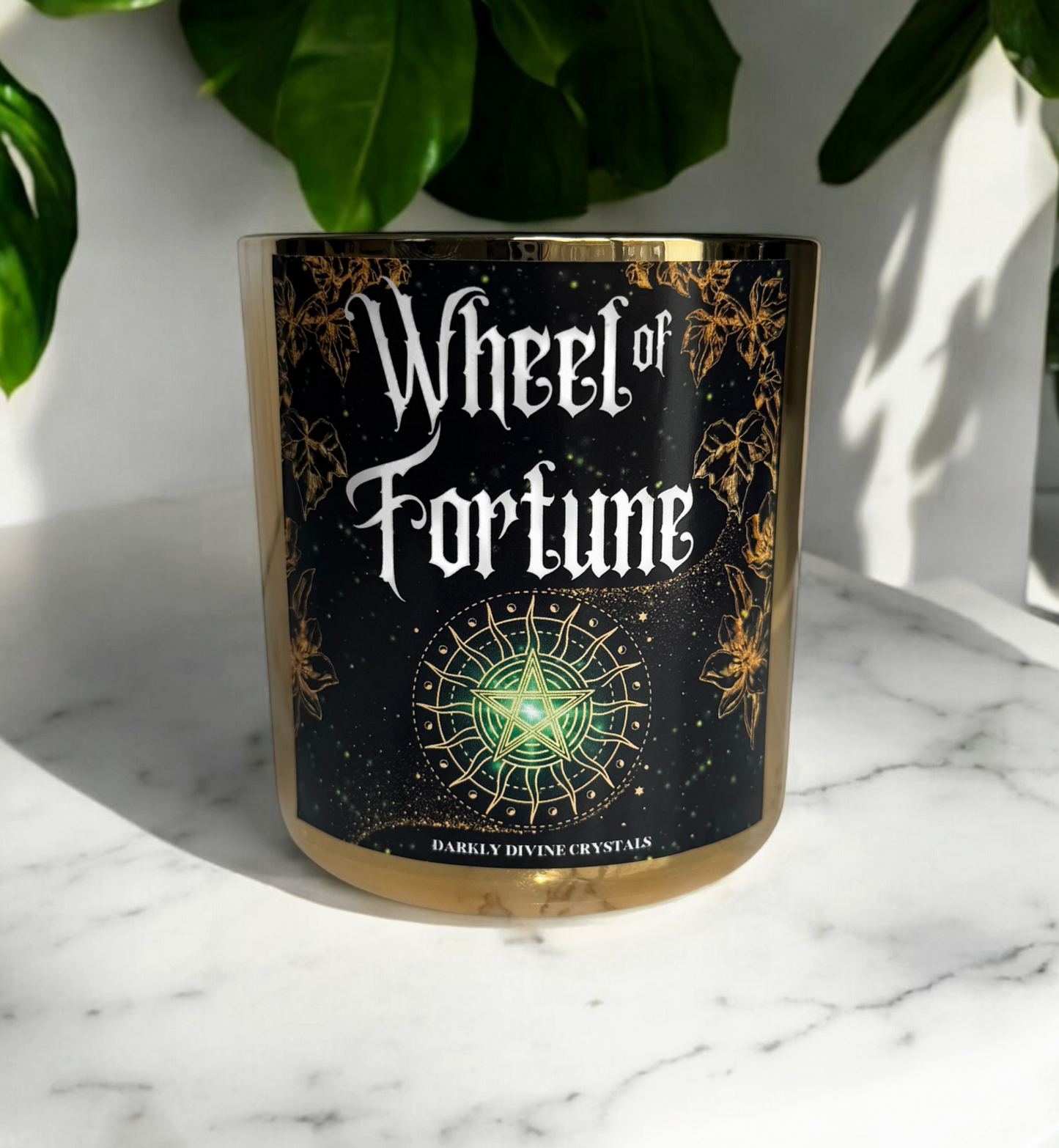 Wheel of Fortune Luck and Prosperity Candle