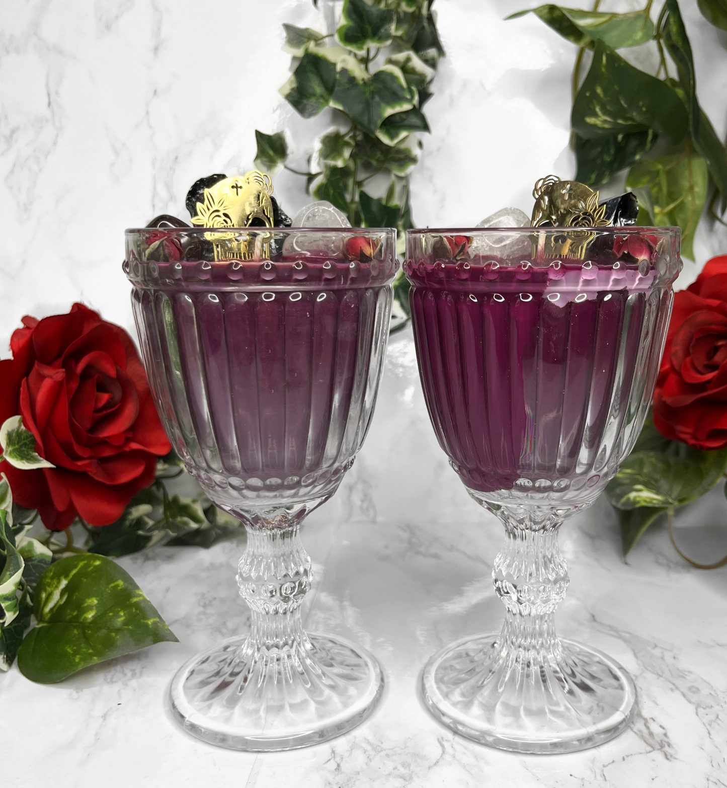 The Two Of Cups Lovers Chalice Candle Set