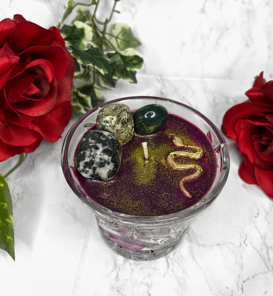 Serpent Secrets Dark Feminine Attraction Candle