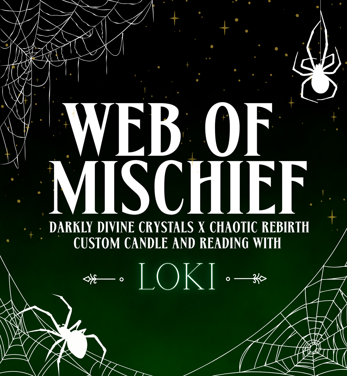 Web of Mischief: Tarot Reading and Loki Candle