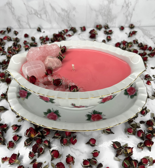 Mystic Rose Self Love Vintage Candle