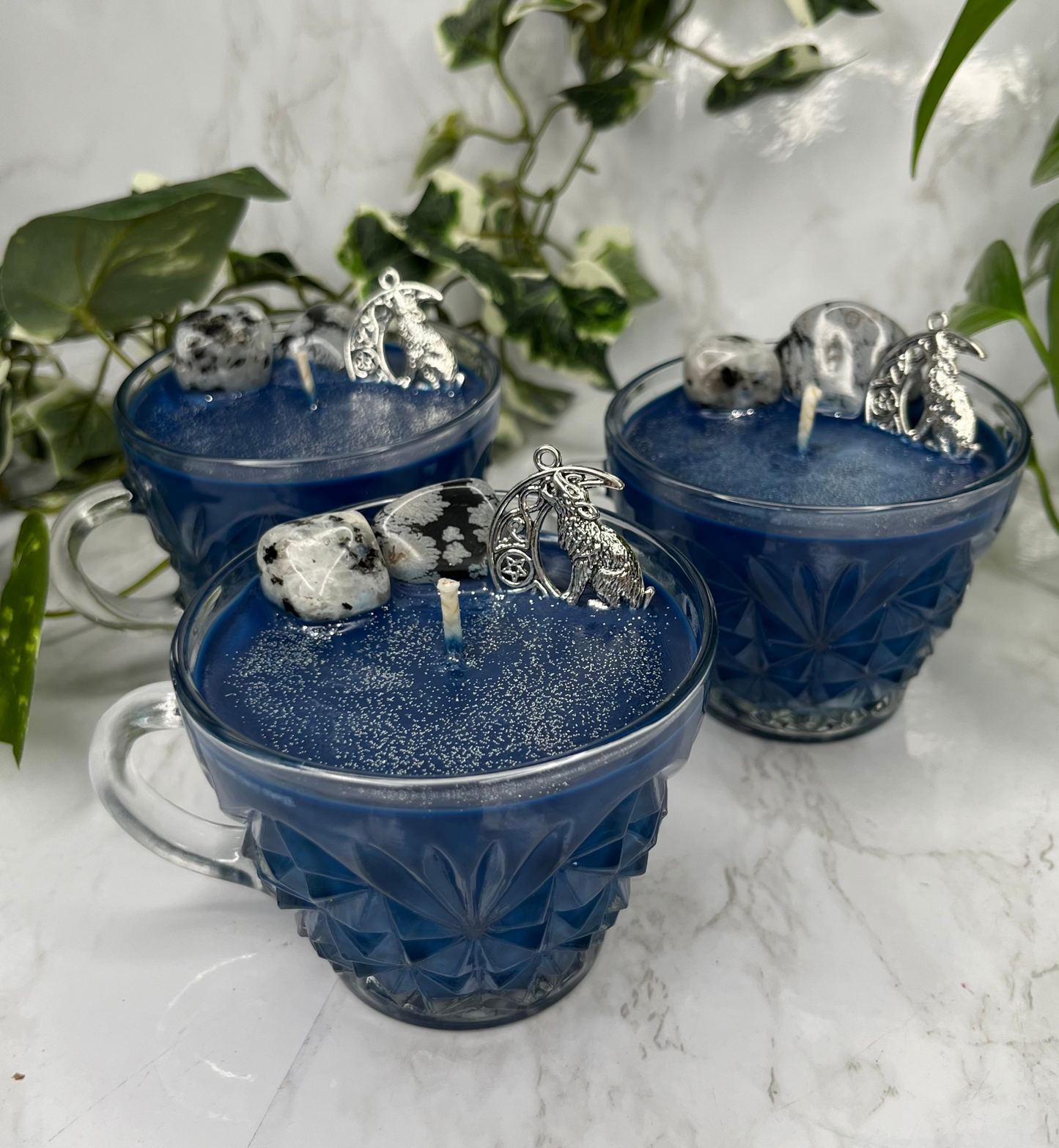 Moondust Intuition + Spirit Communication Tea Cup Candle