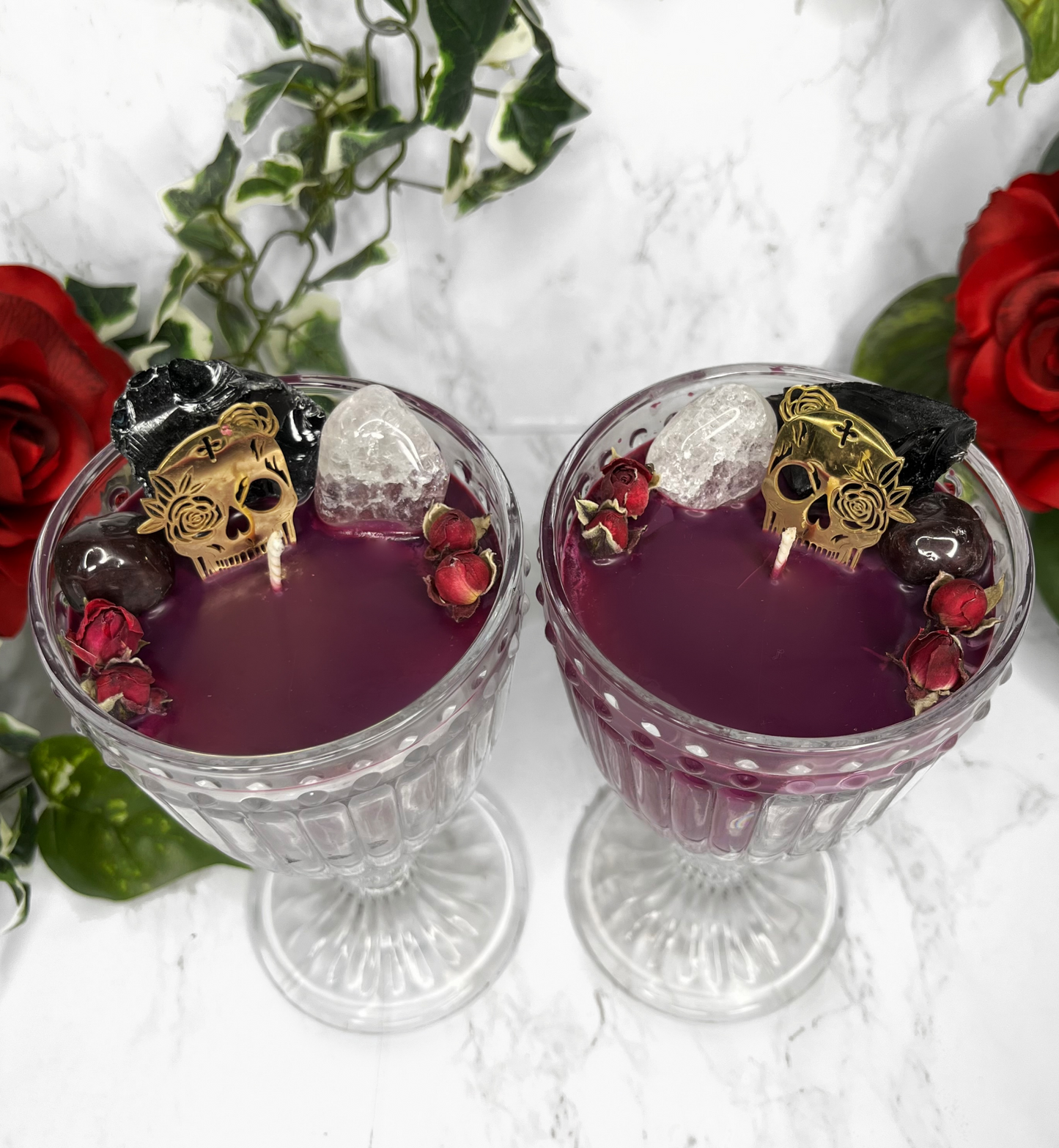 The Two Of Cups Lovers Chalice Candle Set